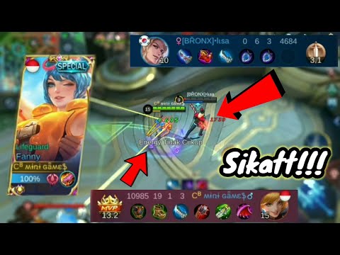 EASY 19 KILLS WITH FANNY MINI GAMES!!! torture the enemy's core hero | Mobile Legends bang - bang