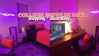 COLLEGE DORM MOVE IN VLOG | UNC CHARLOTTE | UTOP 2022