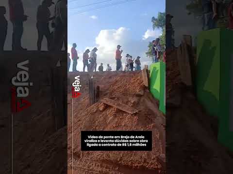 Ponte em Brejo de Areia viraliza e levanta dúvidas sobre obra ligada a contrato milionário #shorts