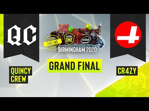 Dota2 - Quincy Crew vs. CR4ZY - Game 1 - ESL One Birmingham 2020 - Grand Final - NA