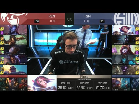 REN vs TSM - NA LCS Spring 2016 Week 4 Day 2 - Renegades vs Team SoloMid