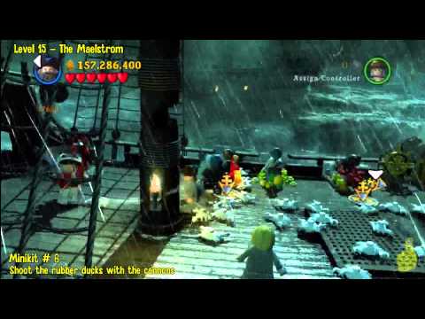 Lego Pirates of the Caribbean: Level 15 The Maelstrom - FREE PLAY (Minikits and Compass Items) - HTG