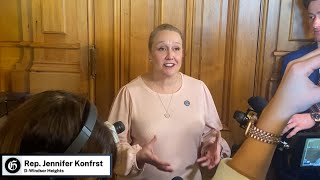 Iowa Rep. Konfrst reacts to Gov. Reynolds signing AEA bill into law