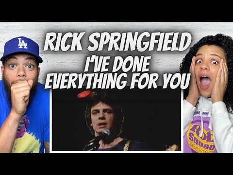 FIRST TIME HEARING Rick Springfield - I've Done Everything For You REACTION