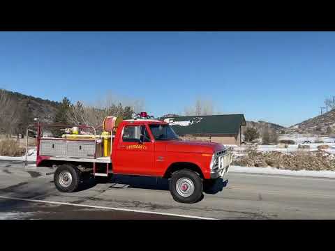 1973 Ford F-250 Custom Highboy Fire Truck
