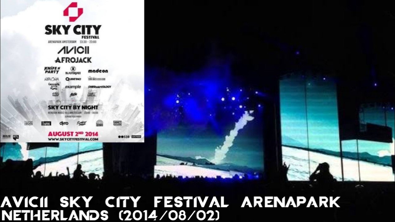 Avicii @ Sky City Festival, Arenapark, Amsterdam, Netherlands (2014/08/02)