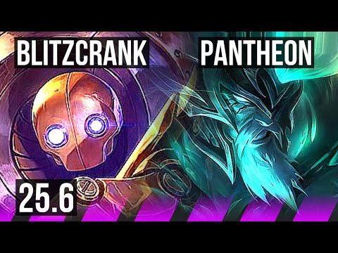 BLITZCRANK & Lucian vs PANTHEON & Seraphine (SUP) | 2/5/23 | EUW Master | 25.6