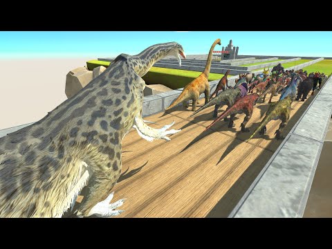 All Units Escape from New Therizinosaurus - Animal Revolt Battle Simulator