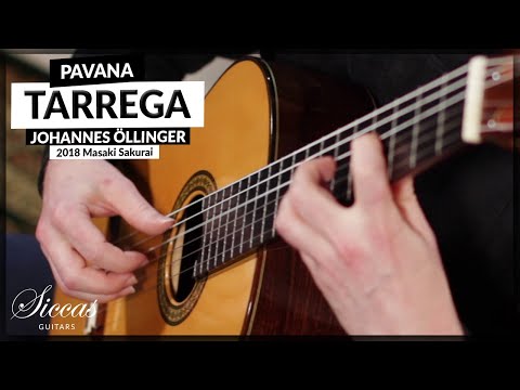 Johannes Öllinger plays Pavana by Francisco Tárrega on a 2018 Masaki Sakurai at Siccas Guitars