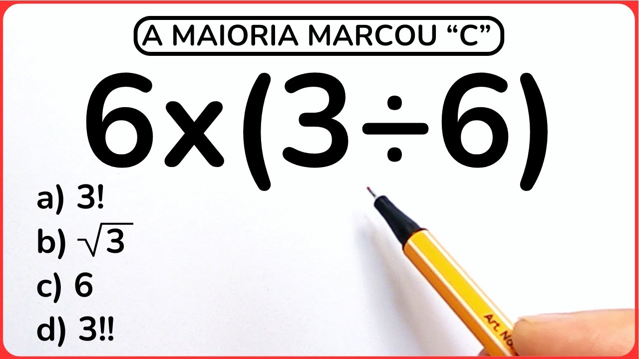 🧠6 QUESTÕES DE MATEMÁTICA BÁSICA🔥GRAU 1
