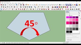 Measure angle in Sketchup