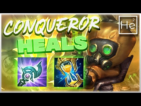 CRAZY HEALS! Conqueror Heimerdinger is nuts... 🤯 - Heisendong