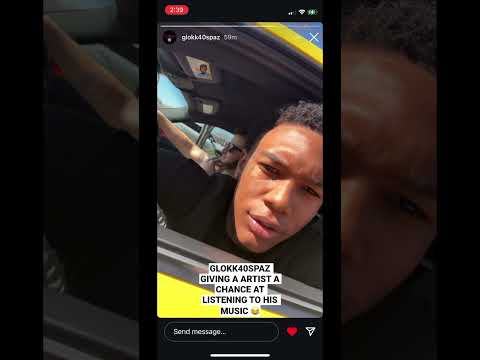 Glokk40Spaz reacts to a artist trash music 😂 #glokk40spaz #glokk40spazz #overlyhim