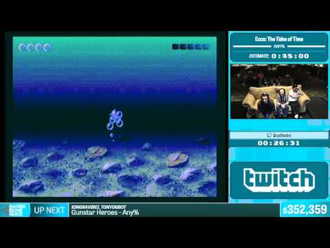 Ecco: The Tides of Time by Dolfinh in 41:00 - Summer Games Done Quick 2015 - Part 75