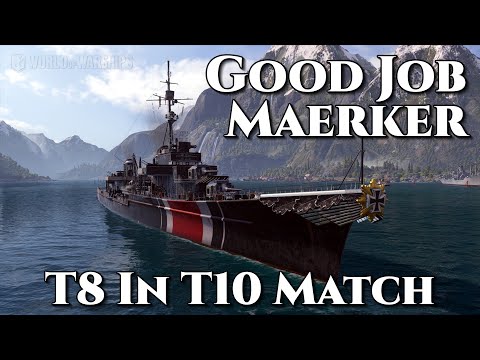 World of Warships: Maerker Uptiered To T10