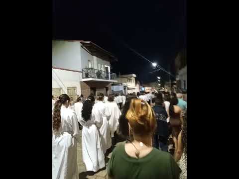 Procissão de Nossa Senhora da Conceição descendo a ruas de Conceição do Rio Verde Minas Gerais 2025