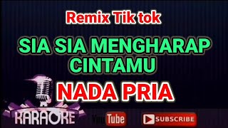 Download lagu Dj Remix Tiktok -Sia Sia Mengharap Cintamu - Gustrian Geno (KARAOKE) Nada PRIA mp3