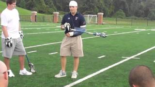preview picture of video '24 Seven Lax: Faceoffs 101 with Alex Smith at the Warrior/Brine Coaches Clinic'