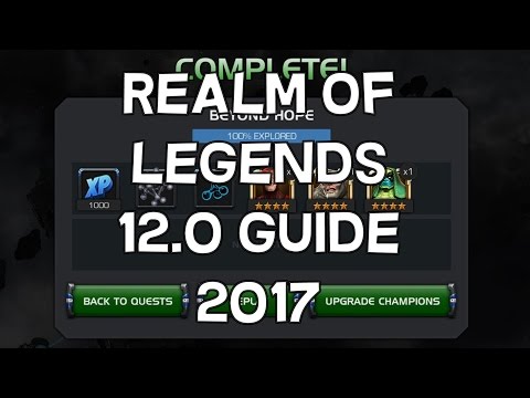 Realm Of Legends 12.0 Guide - Updated 2017 Info - Marvel Contest Of Champions