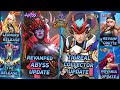 REVAMP ABYSS SERIES SKIN REVAMP ODETTE CHRISTMAS TIGREAL COLLECTOR YVE STAR MLBB UPCOMING SKIN