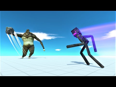 Beast titan vs creepy monsters animal revolt battle simulator