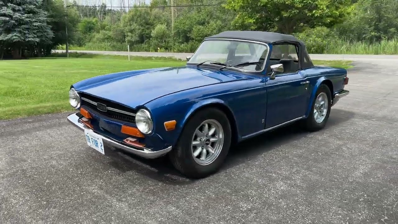 **SOLD on the CCC Buy-It-Now Lot** Restored 1974 Triumph TR6 4 Speed Manual