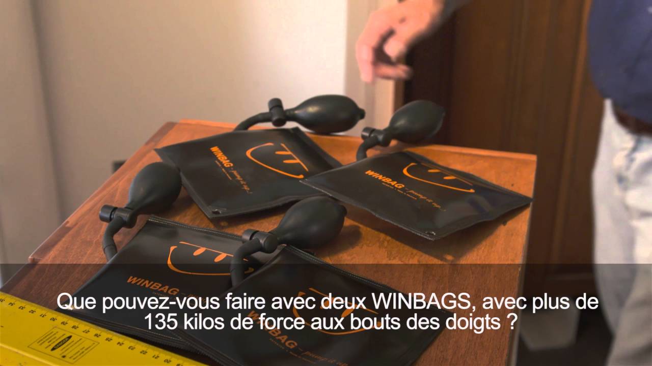 WINBAG - Coussin gonflable de levage et d'ajustement (Euro French)