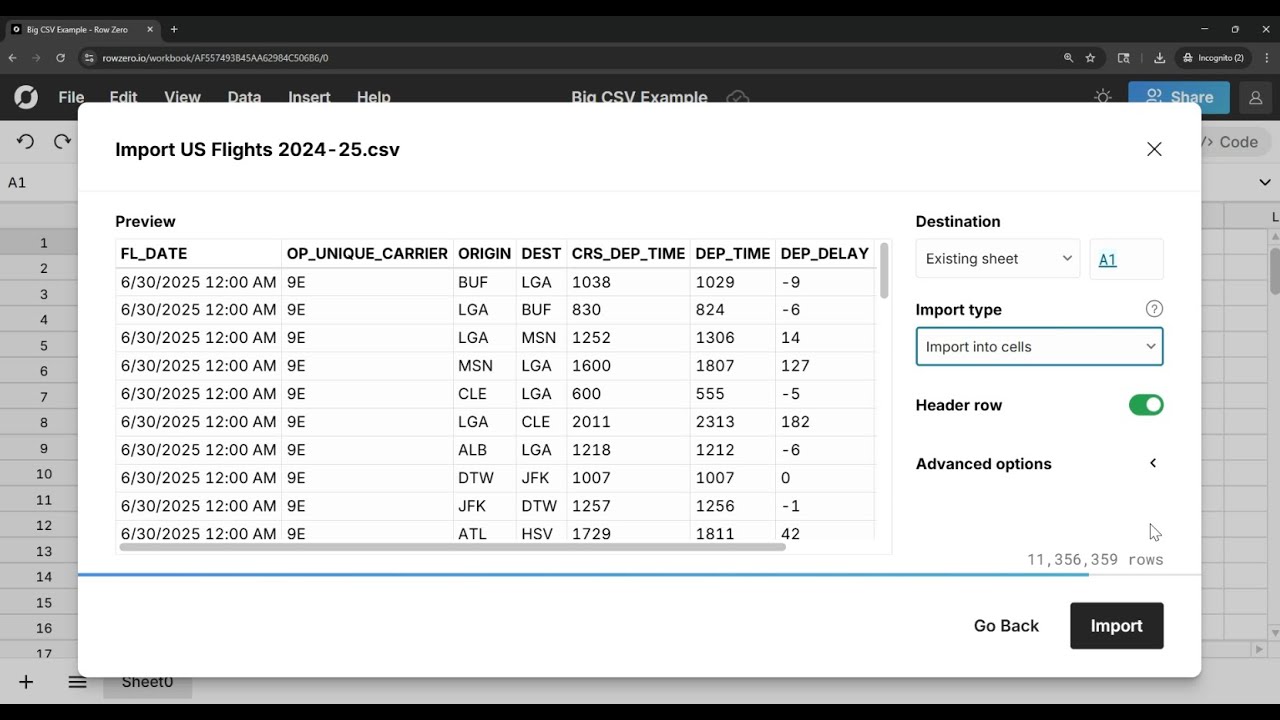 Open files too big for Excel