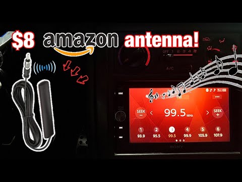 Installing & Testing Amazon Hidden Car Antenna!!