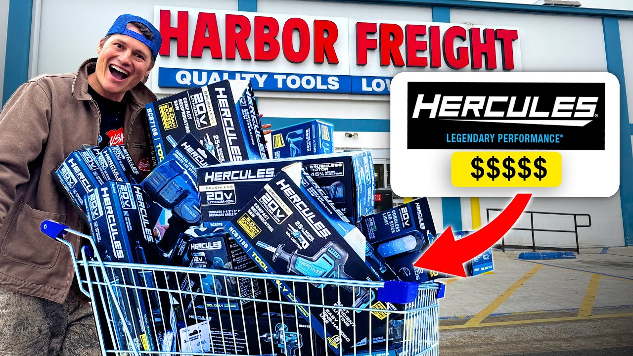 Buying Every Hercules Power Tool You Need at Harbor Freight