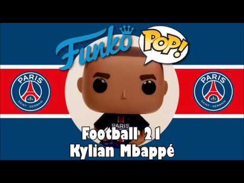 Paris Saint-Germain football team Kylian Mbappé Funko Pop unboxing (Football 21)