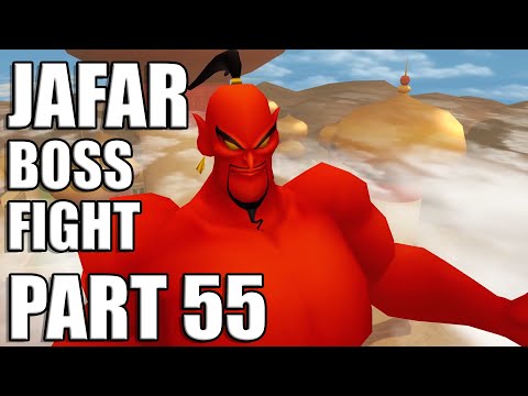 JAFAR BOSS FIGHT - AGRABAH (2ND VISIT) - KINGDOM HEARTS 2 Walkthrough Gameplay - Part 55