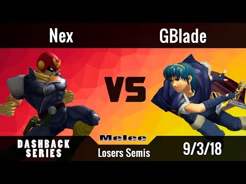 [Dashback 3] - Melee Singles - Nex (Falcon) vs GBlade (Marth) - Losers Semis
