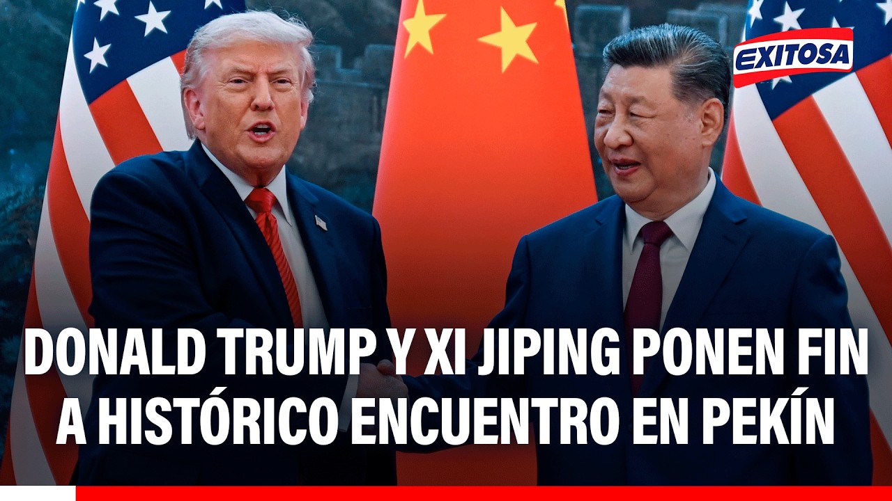 🔴🔵 Donald Trump y Xi Jiping ponen fin a histórico encuentro en Pekín
