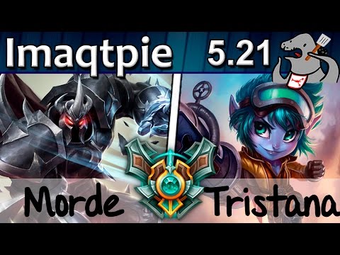 Imaqtpie - Mordekaiser/Thresh vs Tristana/Tahm Kench - ADC - Master S5 | 433