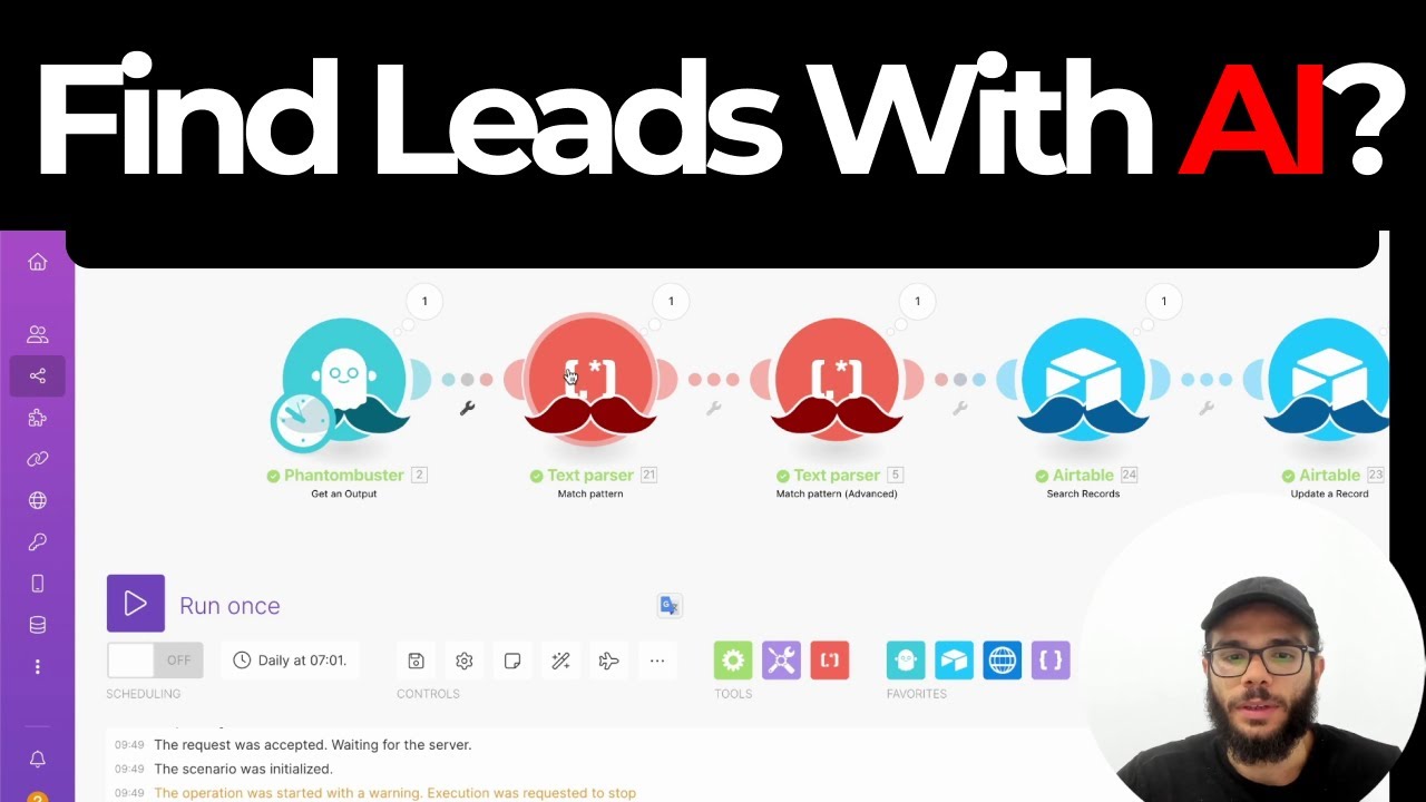 I built Make/Integromat automation to find 1000s of qualified B2B leads with ChatGPT