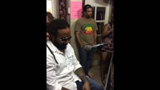 Kymani Marley and Dj Kenny LIVE radio Interview in Belize 2015