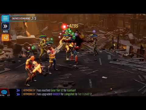 Marvel Strike Force - Iso class Fortifier T2 lvl3, Minor Defense Up test