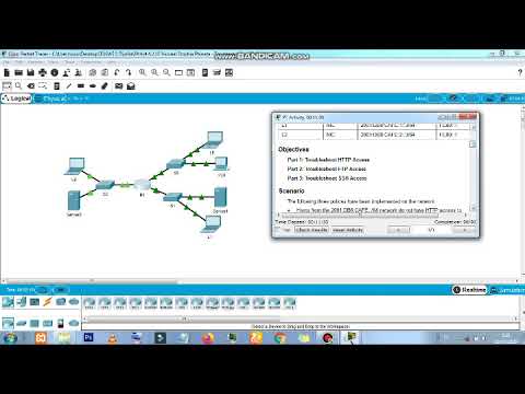 4.4.2.10  Packet Tracer --  Troubleshooting IPv6 ACLs