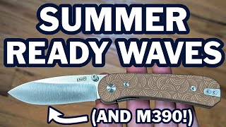 Bring on the waves! -- Knafs & Urban EDC Premium Seigaiha Lander - Unboxing, Scale Swap, & Overview