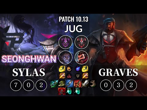 PNG SeongHwan Sylas vs Graves Jungle - KR Patch 10.13