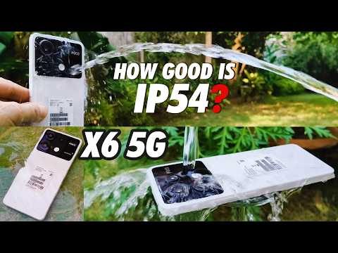 Poco X6 5G Waterproof Damaged Test! How good is IP54 in Smartphones?