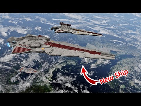Galactic Empire vs Republic Hardliners - Epic Cinematic Space Battle - Empire at War NPC Battle