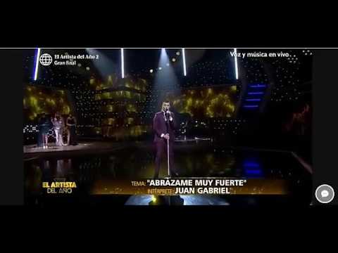 Nesty canta abrazame muy fuerte en la final de el artista del año