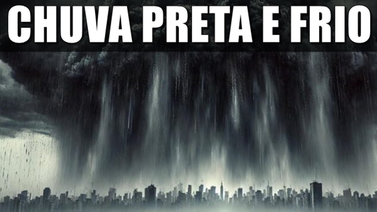 chuva preta e frio abaixo de zero