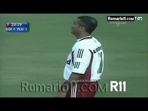 12-10-03 Goiás 6 x 1 Fluminense - Campeonato Brasileiro - Romário faz de Penalty em lance duvidoso