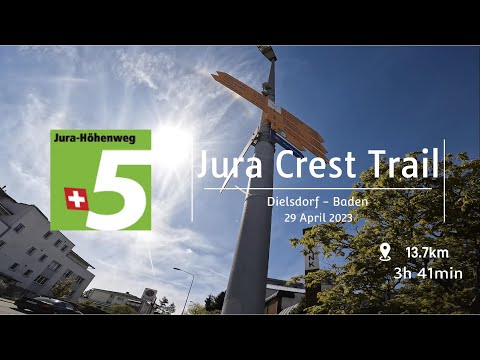 Jura Crest Trail Stage 1a - Dielsdorf to Baden
