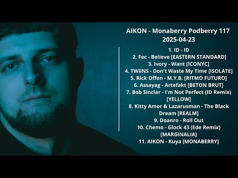 AIKON - Monaberry Podberry 117 2025-04-23 with tracklist