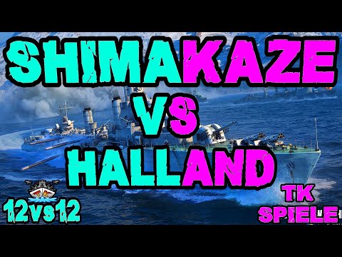 Shimakaze vs. Halland im 12vs12 *Kradonische Gefechte* ⚓️ in World of Warships 🚢