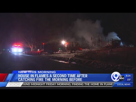 Hannibal home catches fire twice in 12 hours, crews investigating